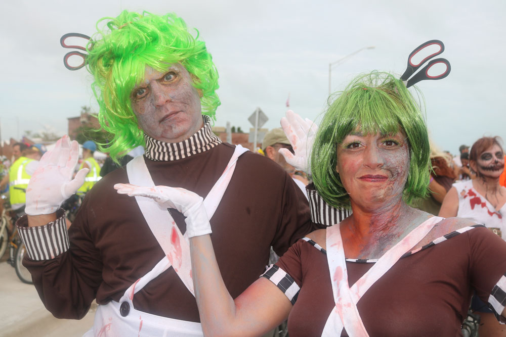 Zombie Bike Ride 2017 photo - Duval Street, Key West